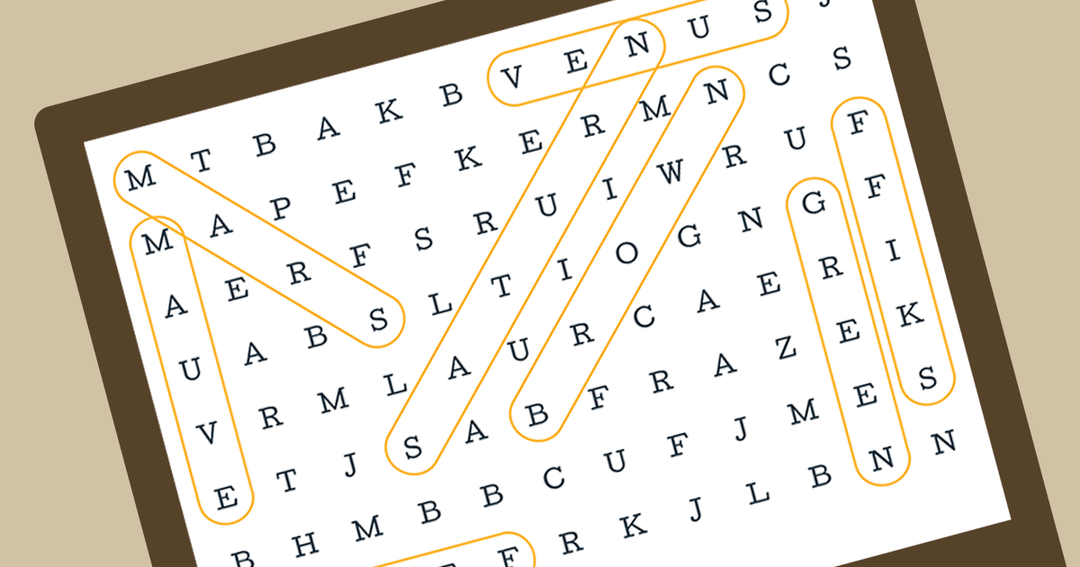 Play Word Roundup on Puzzle Society Every Day Puzzle Society