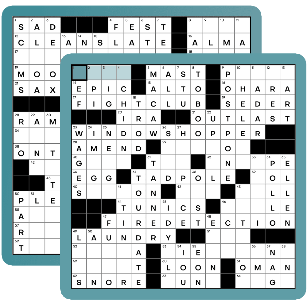 Play the Universal Crossword Daily crossword puzzle with