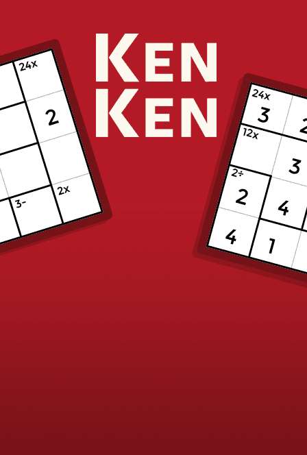 Play KenKen 4x4 and 6x6: Fast and fun number games