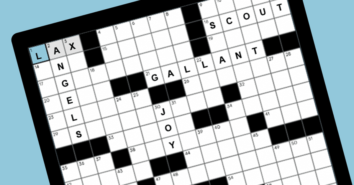 Play the LA Times Crossword: For fans of pop culture