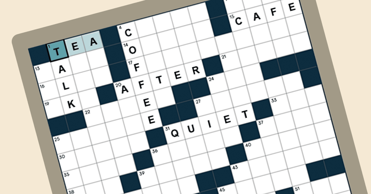 Play Daily Commuter: A crossword puzzle for your workday break